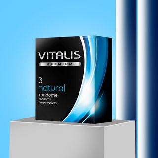 [Giá Bán Sỉ] Bao Cao Su Gân Gai Vitalis Natural Xanh Dương, Bcs Siêu Mỏng, Kéo Dài Thời Gian, Chống Xuất Tinh Sớm Cho Cảm Xúc Chân Thực (3C)