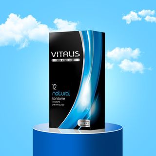 [Giá Bán Sỉ] Bao Cao Su Gân Gai Vitalis Natural Siêu Mỏng, Bcs Kéo Dài Thời Gian, Nhập Khẩu Đức (Hộp 12C) | Shop_taza