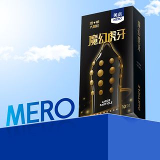 [Giá Sỉ Cực Tốt] Bao Cao Su Gân Gai Mero, Hạt Lớn Kích Thích Điểm G, Bao Cao Su Kéo Dài Thời Gian, Size 52mm, Nhiều Gel Bôi Trơn (10C)