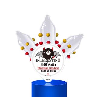 [Bán Sỉ] Bao Cao Su Bi Aobo, Bcs Kéo Dài Thời Gian, Nhiều Gel Bôi Trơn, Size 52mm Ôm Vừa Vặn (Lẻ 1C)