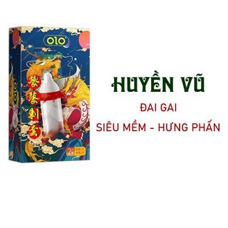 [Giá Sỉ Tốt Nhất Trên Thị Trường] Bao Cao Su Gân Gai Râu Hươu Trắng, Bcs Olo Siêu Mỏng 0.01mm, Bao Cao Su Kéo Dài Thời Gian, Tăng Chiều Dài 1.5mm (Hộp 2C + Bi Silicon)