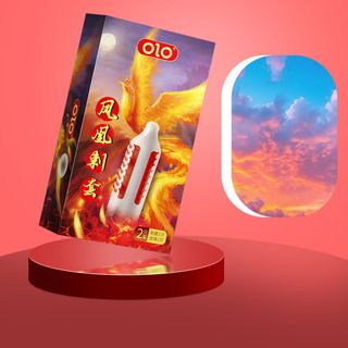 [Giá Sỉ Tận Xưởng] Bao Cao Su Gai Mềm Lớn Olo Phượng Hoàng, Bcs Siêu Mỏng Nhiều Gel Bôi Trơn (1 Gói+ 1 Bi Silicon)