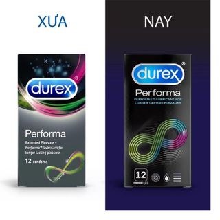 Combo Bcs Durex Pleasuremax – Bcs Gân Gai Hạt, Durex Invisible – Bcs Siêu Mỏng & Performa – Kéo Dài Thời Gian, Chống Xuất Tinh Sớm(hộp 12c)