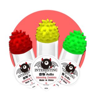 [Giá Sỉ] Bao Cao Su Gân Gai AoBo Siêu Bi Gai Chôm Chôm, Bao Cao Su Siêu Gai Thế Hệ Mới (Hộp 1C)