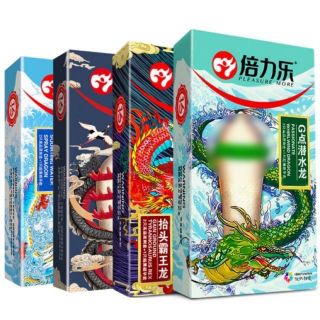 [Giá Sỉ Ưu Đãi] Bao Cao Su Gân Gai Pleasure More Rồng, Bcs Siêu Mỏng 0.01mm, Kéo Dài Thời Gian, Nhiều Gel Bôi Trơn, Size 52mm (Hộp 2C)
