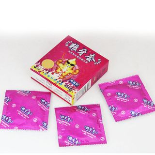 [Giá Sỉ] Bao Cao Su Gân Gai Sophora Sets Nóng Lạnh, Bao Cao Su Siêu Mỏng, Nhiều Gel Bôi Trơn - 3C