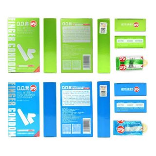 [Giá Bán Sỉ] Bao Cao Su Ngón Tay QQ PLEASURE MORE Nha Đam, Bcs Siêu Mỏng, Đeo Ngón, Siêu Mỏng, Nhiều Gel (Hộp 10C)