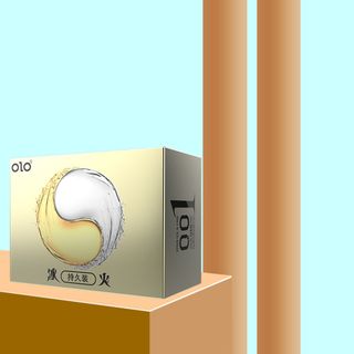 Bao Cao Su Olo 0.01 Lửa Băng, Bcs Siêu Mỏng, Kéo Dài Thời Gian,Tăng Khoái Cảm [Bao Cao Su Giá Sỉ] (Hộp Vuông 10C)