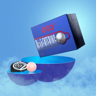 [Giá Tốt Nhất] Bao Cao Su Olo Bi Xanh 3cm Entering Bread (10 Bcs + 1Bi Silicon), Bcs Siêu Mỏng 0.01mm, Nhiều Gel