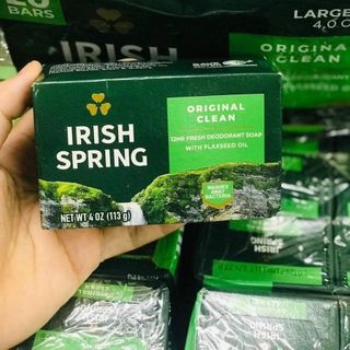 Combo Xà Bông Tắm Irish Spring Mỹ 113g Thơm Sạch, Mịn Da CHÍNH HÃNG MỸ