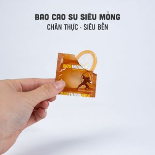 Bao Cao Su Inova Men Gân Gai, Bcs Siêu Mỏng Trơn, Bcs Kéo Dài Thời Gian, Chống Xuất Tinh Sớm Độ Rộng 52mm Vừa Vặn (Hộp 10C)