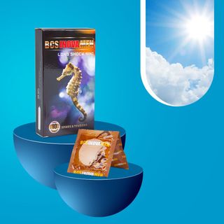 Bao Cao Su Inova Men Gân Gai, Bcs Siêu Mỏng Trơn, Bcs Kéo Dài Thời Gian, Chống Xuất Tinh Sớm Độ Rộng 52mm Vừa Vặn (Hộp 10C)