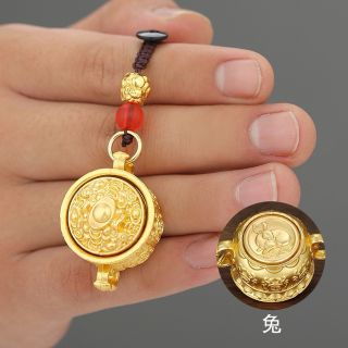 Chậu tụ bảo phong thuỷ 12 con giáp  xoay,Móc khoá phong thuỷ may mắn ( Hàng Giá tận Xưởng