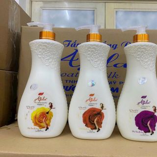 Sữa tắm trắng da Cao Cấp AJOLAVitamin E xuất Pháp hương nước hoa chai khổng lồ -1200ml