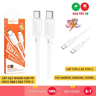 Cáp Sạc Nhanh Chống Đứt Siêu Bền Hoco X88 Cổng Usb To Micro, Type C, Iphone (10 cái freeship)