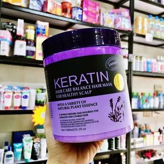 DẦU HẤP Ủ TÓC KERATIN HÀN QUỐC MÀU NÂU/ TÍM - 1000ML