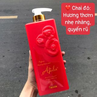 ( Vuông Đỏ )Sữa tắm Ajola hương nước hoa -1000ml