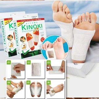 HỘP 10 MIẾNG DÁN CHÂN THẢI ĐỘC KINOKI