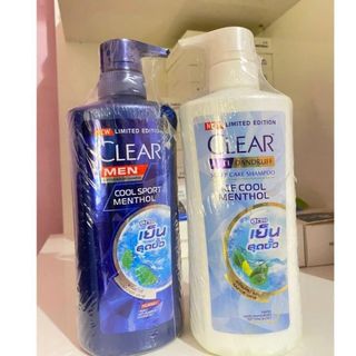 Dầu Gội Clear Thái Lan Men - Bạc Hà - Anh Đào - Thái Lan