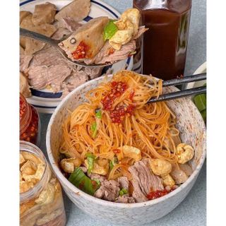 PHỞ KHÔ GIA LAI CHÍNH GỐC - ĐẶC SẢN GIA LAI - Set Phở khô + Tương đen
