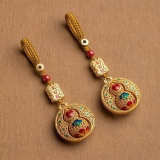 Móc khoá Hồ Lô Vàng xoay phong thuỷ Tinh tế, mang lại nhiều may mắn ( Hsngf Giá Tận Xưởng )