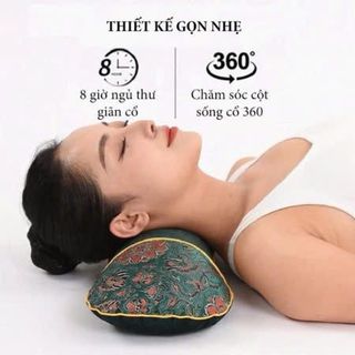 GỐI NGẢI CỨU MASSAGE CHƯỜM NÓNG CỔ VAI GÁY