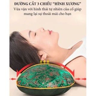 GỐI NGẢI CỨU MASSAGE CHƯỜM NÓNG CỔ VAI GÁY