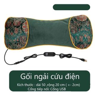 GỐI NGẢI CỨU MASSAGE CHƯỜM NÓNG CỔ VAI GÁY