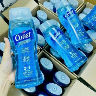 Sữa tắm gội Coast Classic Scent 2 in1 - 532ml