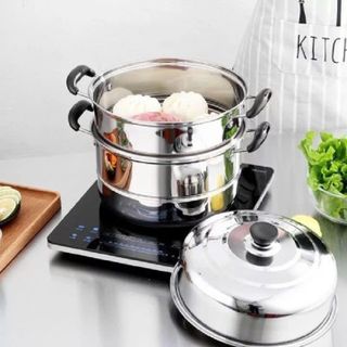 NỒI HẤP 3 TẦNG INOX 28CM