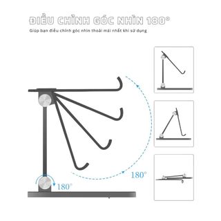 GIÁ ĐỠ ĐIỆN THOẠI, IPAD MT134 CAO CẤP