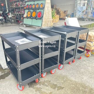 xe đẩy đồ nghề 3 ngăn