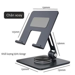 GIÁ ĐỠ ĐIỆN THOẠI, IPAD CHÂN XOAY MT134 CAO CẤP