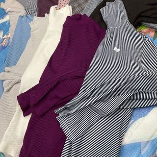 2nd hand Combo 10 áo giữ nhiệt, áo dài tay