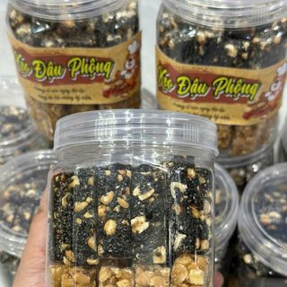 KẸO THÈO LÈO ĐẬU PHỘNG MÈ ĐEN - "GÓI TRỌN" HƯƠNG VỊ TUỔI THƠ 500G - WINNIE HOUSE