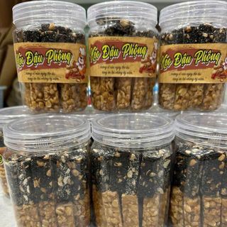 KẸO THÈO LÈO ĐẬU PHỘNG MÈ ĐEN - "GÓI TRỌN" HƯƠNG VỊ TUỔI THƠ 500G - WINNIE HOUSE