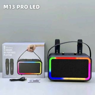 LOA BLUETOOTH KÈM 2 MICRO M13 PRO LED