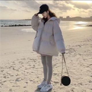 ÁO PHAO CAO CẤP NỮ  CÓ MŨ LOẠI 1 ẤM ÁP
