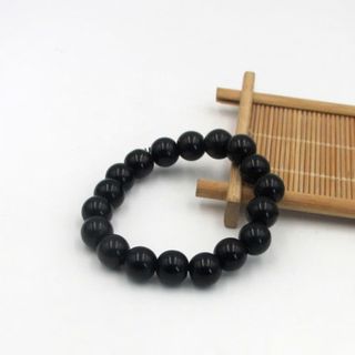 Vòng tay đá đen 8ly đẹp chuỗi đeo tay