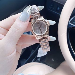ĐỒNG HỒ NỮ CAO CẤP MỚI NHẤT M KORS MẶT FULL ĐÁ SIZE MINI