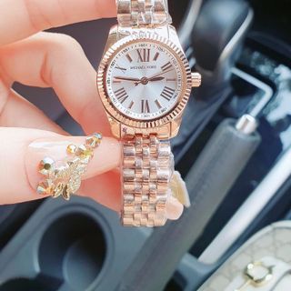 ĐỒNG HỒ NỮ CAO CẤP MỚI NHẤT M KORS MẶT SỐ LA MÃ SIZE MINI