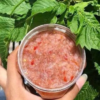 Mắm tép chua Bình Định, mắm ruốc tươi có gia vị vừa vặn, cay, Món ngon nhà làm- 500GR