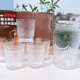 BỘ BÌNH THỦY TINH HỌA TIẾT MẶT TRỜI TYHSJ