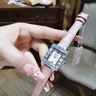 ĐỒNG HỒ NỮ CHÍNH HÃNG MỚI NHẤT SCOTI DÂY DA MẶT CHỮ NHẬT