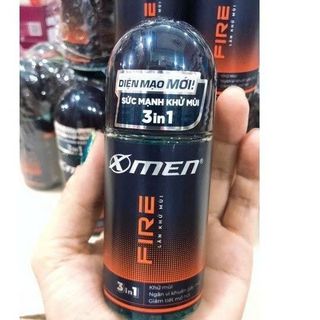Lăn khử mùi X-Men Fire Active thơm mạnh mẽ -50ml