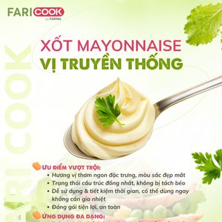 Xốt Mayonnaise vị truyền thống