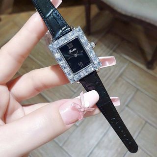 ĐỒNG HỒ NỮ CHÍNH HÃNG MỚI NHẤT SCOTI DÂY DA MẶT CHỮ NHẬT