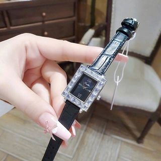 ĐỒNG HỒ NỮ CHÍNH HÃNG MỚI NHẤT SCOTI DÂY DA MẶT CHỮ NHẬT