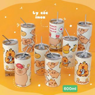 Ly inox tròn giữ nhiệt 600ml Capy/Labu