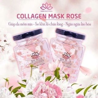 Mặt nạ tổ yến collagen hoa hồng 100ml -dưỡng ẩm, trắng da